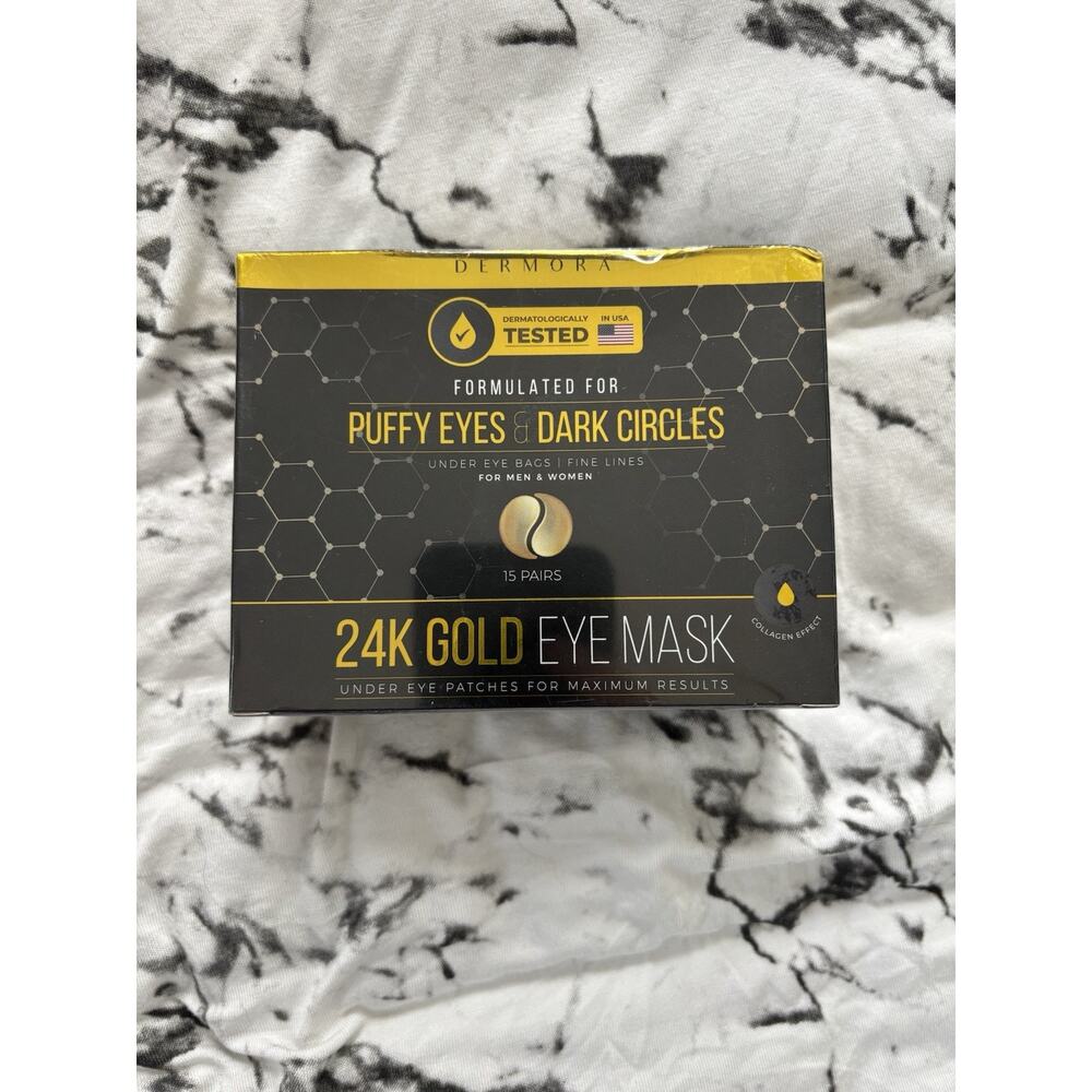 Dermora 24K Gold Maximum Results Under Eye Patches (15 Pairs)